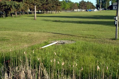 Bay Drive-In Theatre - Old Signpost (newer photo)